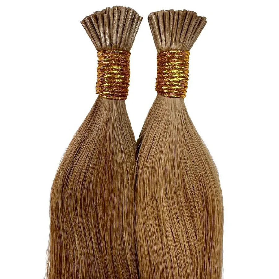 Extensiones I-tip DANINI: brillo natural
